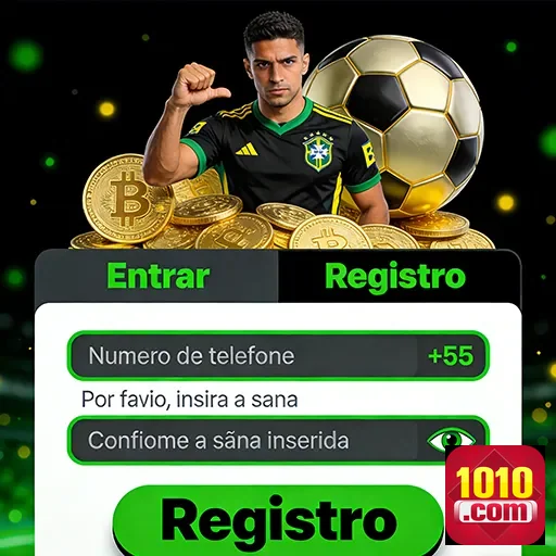 Ilustração de Descubra o aplicativo cassino da 1010 para jogos móveis